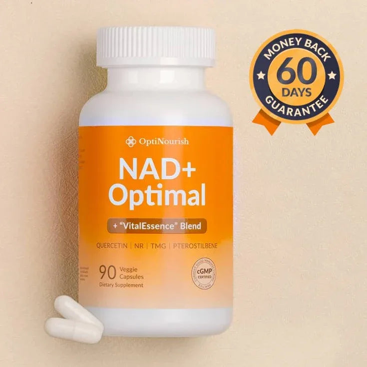 NAD+ Optimal - OptiNourish supplement for healthy aging and energy support